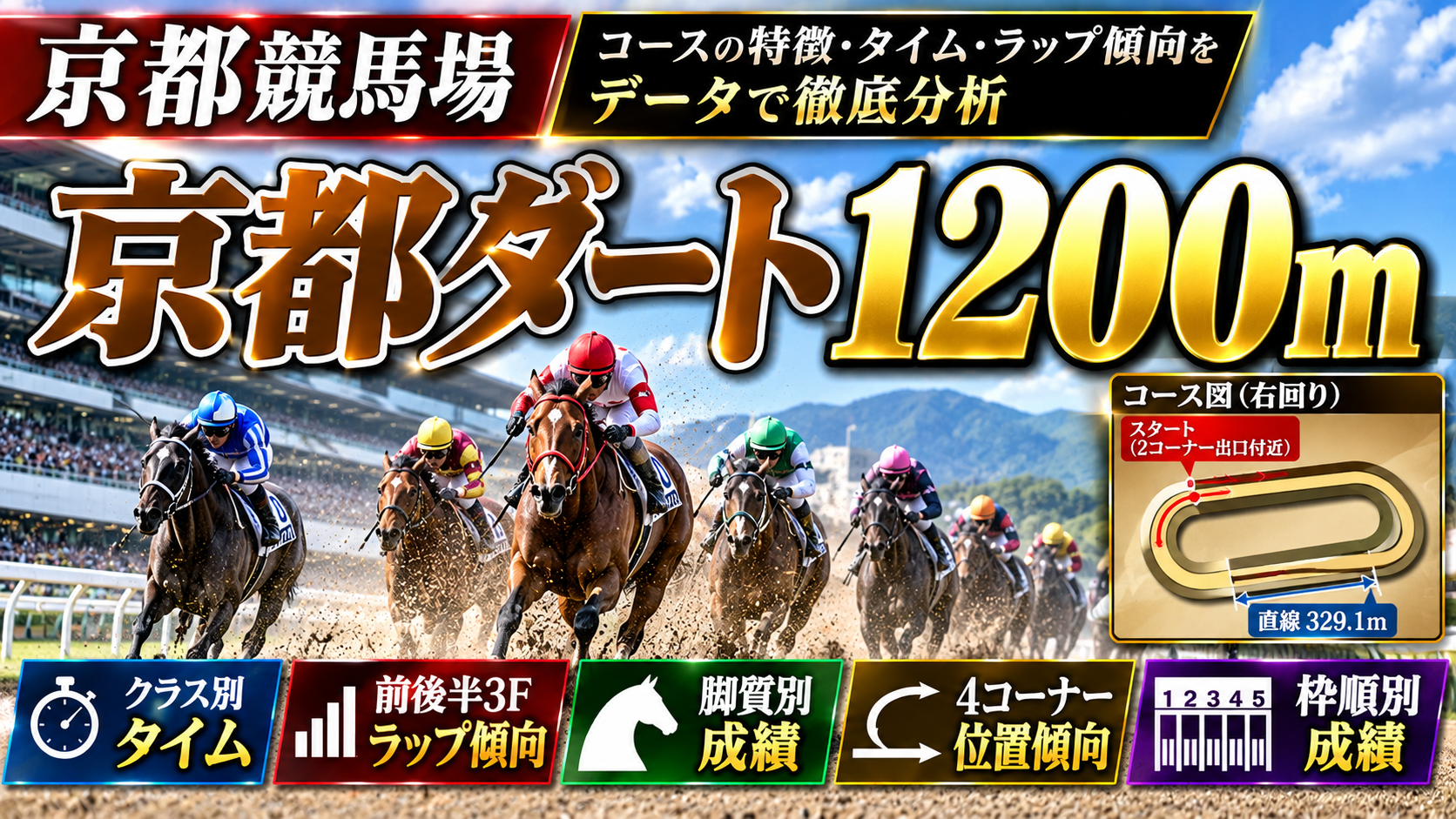 京都ダート1200m 攻略ガイド